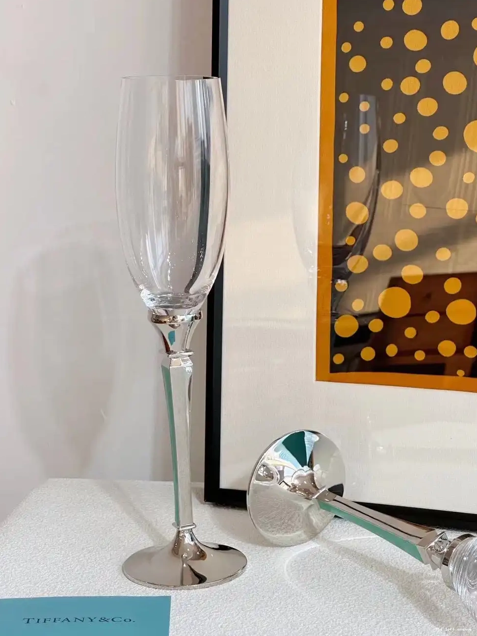 WINE SET TIFFANY GLASSWARE 0513